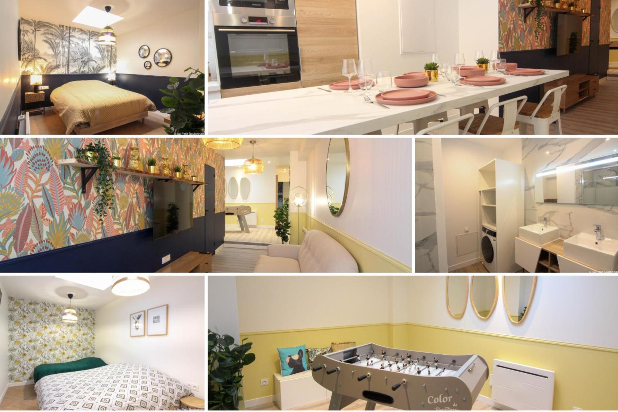 Au Nouveau Boulonnais - 4 Appartements Charmants Pour Couples, Familles Et Groupe D'Amis, Vieille Ville Et Centre Ville De Boulogne Sur Mer Exteriér fotografie
