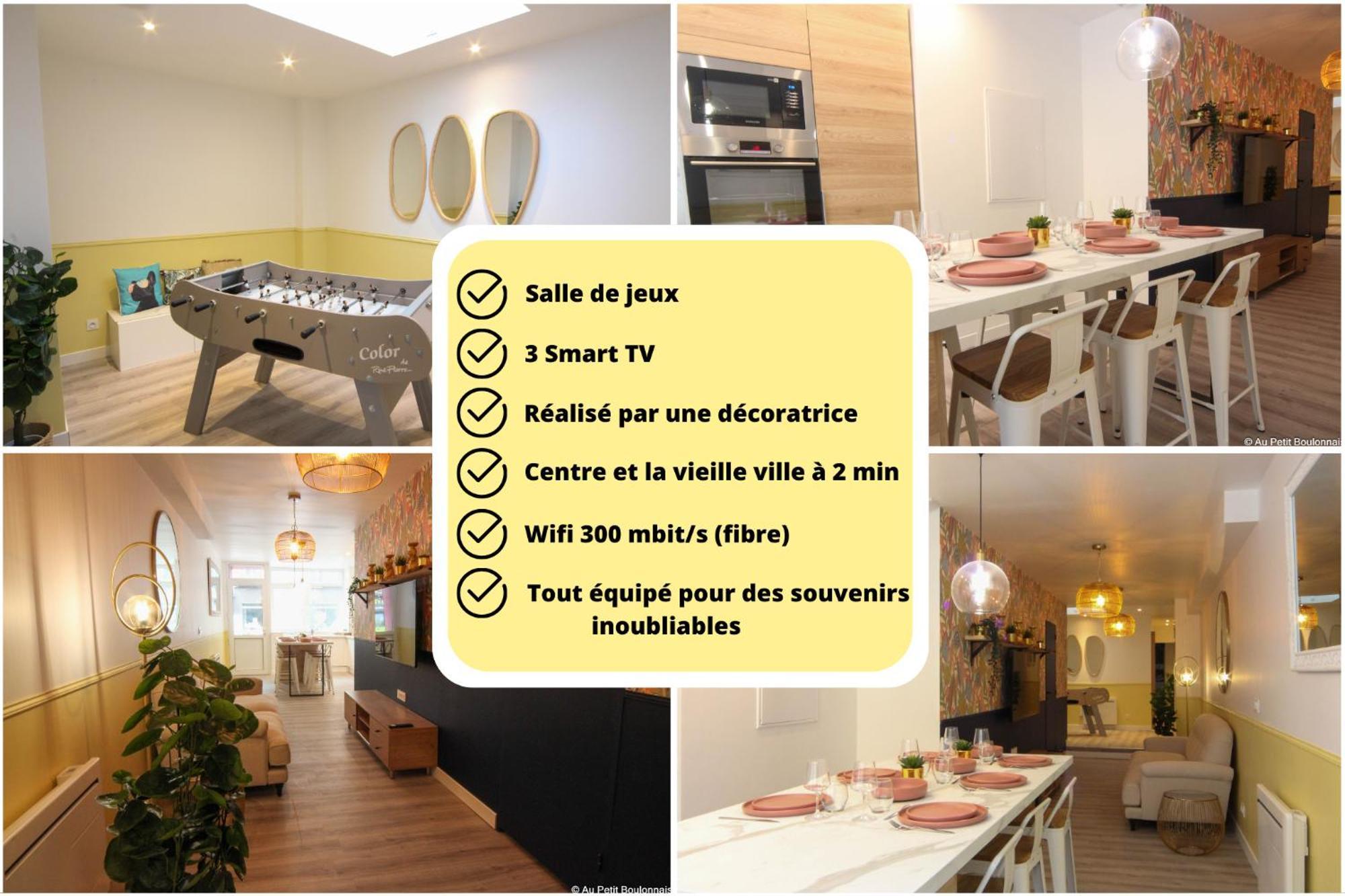 Au Nouveau Boulonnais - 4 Appartements Charmants Pour Couples, Familles Et Groupe D'Amis, Vieille Ville Et Centre Ville De Boulogne Sur Mer Exteriér fotografie